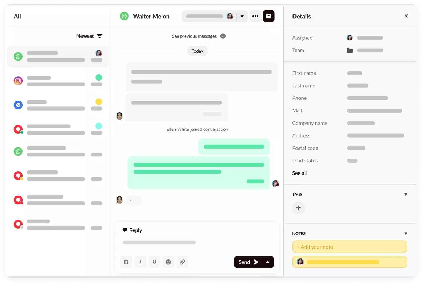 AI chatbot software voor klantgesprekken en inboxbeheer